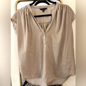 LAST CALL!!! Banana Republic Beige Quarter Button Blouse/Shirt